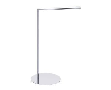 Round simple Towel Rail autoportant KFS-RD-STR chrome poli