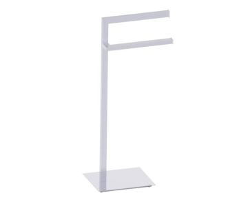 porte-serviettes double carré autoportant KFS-SQ-DTR1 chrome poli