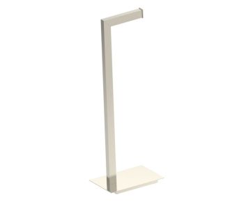 Square autoportant porte-papier hygiénique autoportant KFS-SQ-TP nickel brossé