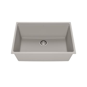 Évier de cuisine Bacia 27 po Sous-plan Granistone Gris galet