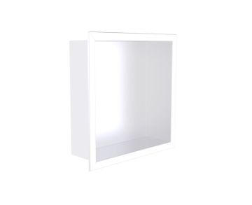 niche de douche en saillie 12 po x 12 po Niches de douche KSN-BE1212 blanc mat