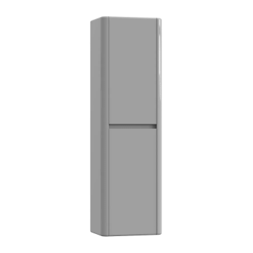 Armoire murale Luna 20x67" Gris laqué