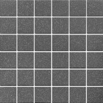Mosaïque Plain / Techno Charcoal Granite mat 12 po x 12 po