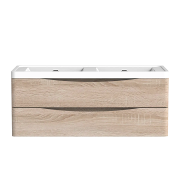 Meuble-lavabo double fiori 48"