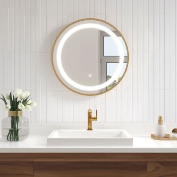 Miroir à éclairage Del pour salle de bains Effect 24 po