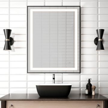 Miroir à éclairage Del pour salle de bain Effect 30 po