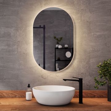 Miroir à éclairage Del pour salle de bain Eclipse 20 po