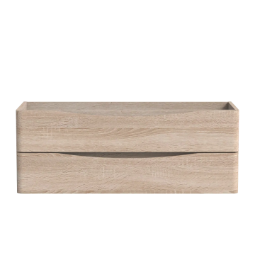 Meuble vanité double Fiori 48" Chêne blanc