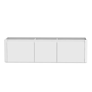 Meuble vanité Luna 71" Blanc laqué