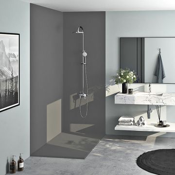 Mur 48 po en gris Slate gris