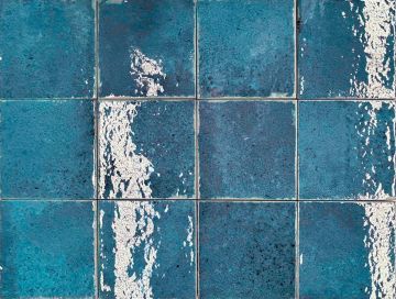 Mosaïque NISSEL 12x12 Bleu lustré 5 po x 5 po