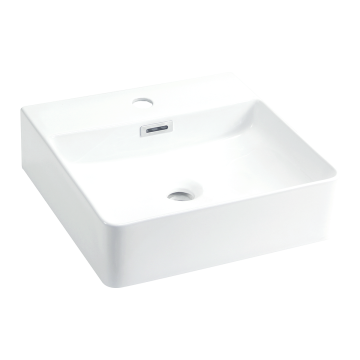 Vasque O B16 blanc mat en porcelaine vitrifiée