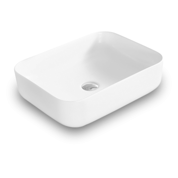 Vasque O B44 blanche en porcelaine vitrifiée
