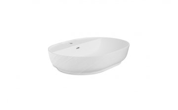 Lavabo vasque Cleya lll 23 po blanc mat