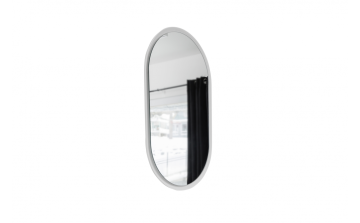 Miroir LED Bengale l blanc mat