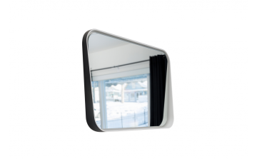 Miroir LED Nautilus ll noir mat