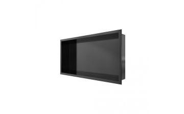 Niche de douche Sinni II en acrylique noir mat