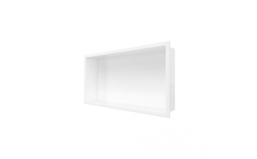 Niche de douche Sinni III en acrylique blanc mat