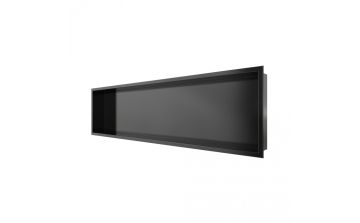 Niche de douche Arta II en acrylique noir mat
