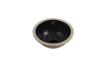 Lavabo sous comptoir Botha ll 14 po noir mat