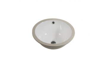 Lavabo sous comptoir Botha lll 14 po blanc lustré
