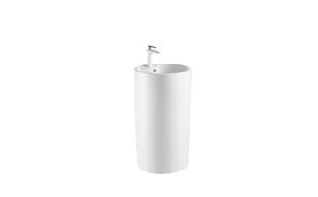 Lavabo piédestal Costa l blanc mat
