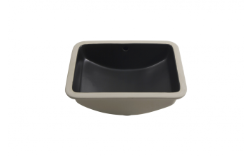 Lavabo sous comptoir Cyana ll 18 po noir mat