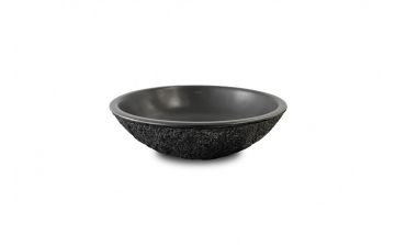 Lavabo vasque Aube ll 16 po noir mat