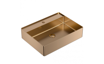 Lavabo vasque Elbe lll 21 5/8 po en acier inoxydable