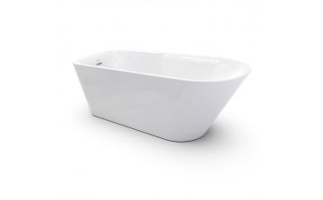 Baignoire autoportante Lys 67 1 place en acrylique blanc lustré