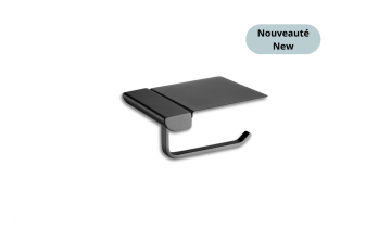 Tablette porte-papier de toilette murale Nano Vasco en acier inoxydable