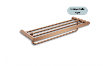 Tablette porte-serviettes murale 23 po Nano Nova en acier inoxydable