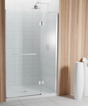 Écran de douche Porte California Retour 32 po Noir