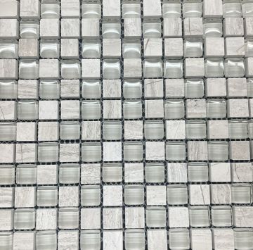 Mosaïque Soho Gris 12 po X 12 po
