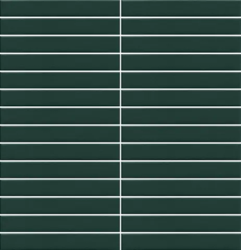 Mosaïque Stick Green Echo mat 11.25 po x 11.75 po