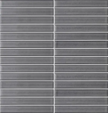 Mosaïque Stick Liquorice lustré 11.25 po x 11.75 po