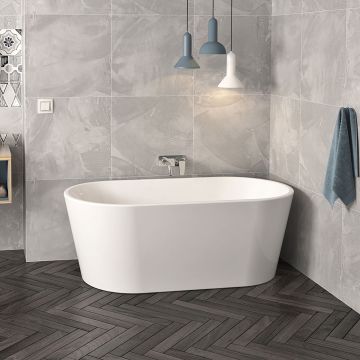 Baignoire autoportante Espa 54 po en acrylique blanc lustré
