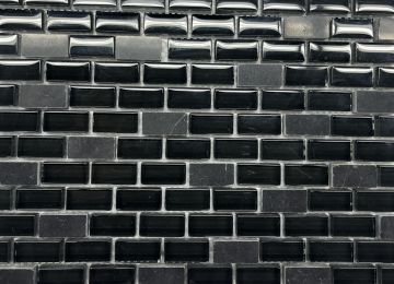 Mosaïque Touch Cendre lustré 12 po x 12 po