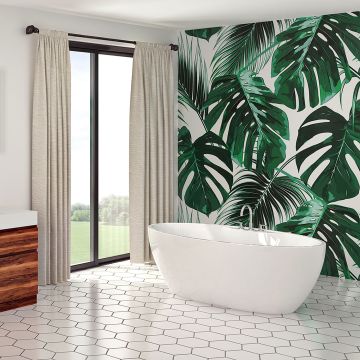 Baignoire autoportante Wave 66 1/2 po en acrylique blanc lustré