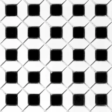 Mosaïque Baguette Cassettone Snow poli 12 po x 12 po
