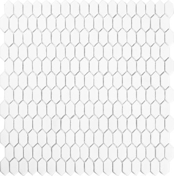 Mosaïque Baguette Snow poli 12 po x 12 po