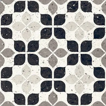 Carreau Frammenti Bianco Fiore mat 8 po x 8 po