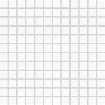 Mosaïque Basic Mosaic White satiné 12 po x 12 po