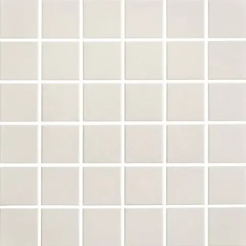 Mosaïque Plain / Techno White mat 12 po x 12 po