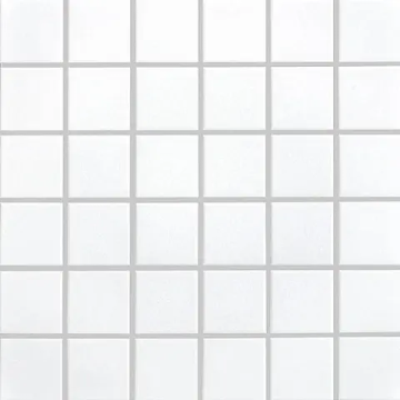 Mosaïque Plain / Techno Special White mat 12 po x 12 po