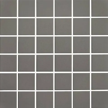 Mosaïque Plain / Techno Slate Grey mat 12 po x 12 po