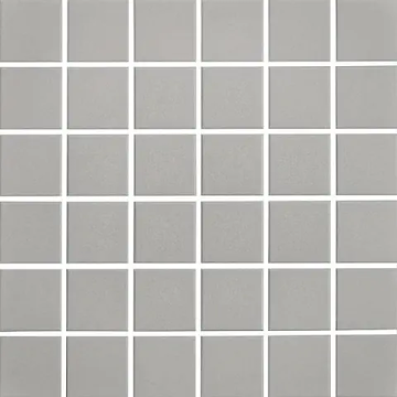 Mosaïque Plain / Techno Light Grey mat 12 po x 12 po