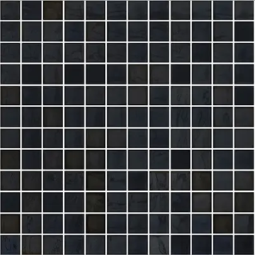 Mosaïque Opalo Noir lustré 12 po x 18 po