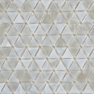 Mosaïque Symphony Trigonal Barren lustré 12 po x 12 po