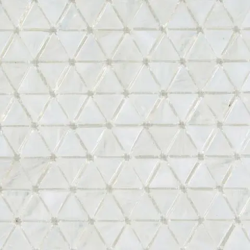 Mosaïque Symphony Trigonal Porcelain lustré 12 po x 12 po